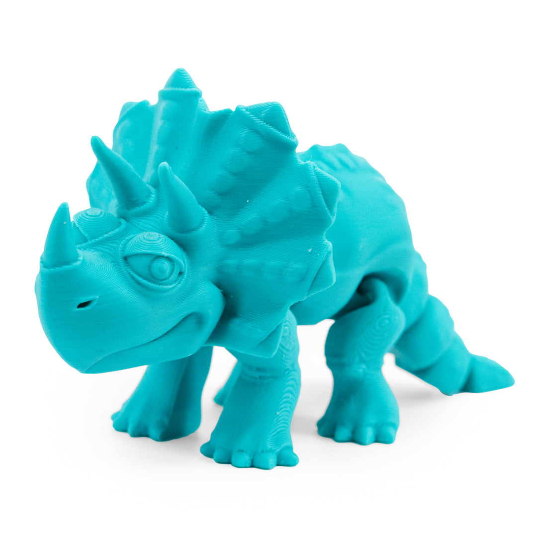 3D Printed Dinosaur | Articulated Flexible Triceratops | Fun Toy For Kids with Anxiety | Made in Holdrege, NE | Black Sheep Productions LLC