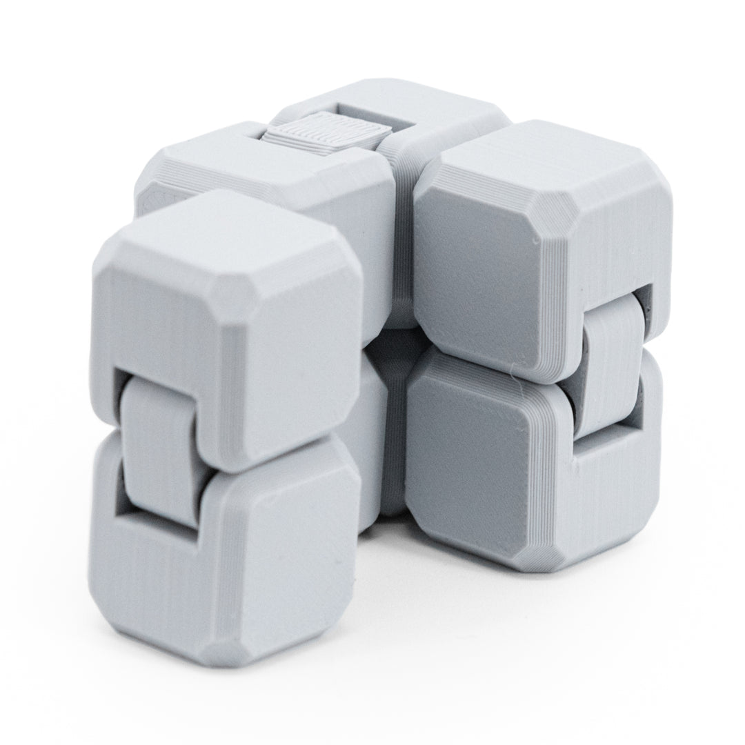 Infinity Cube | 3D Printed Fidget Cube | Great For Those With Anxiety | Many Colors | Made in Holdrege, NE | Black Sheep Productions LLC