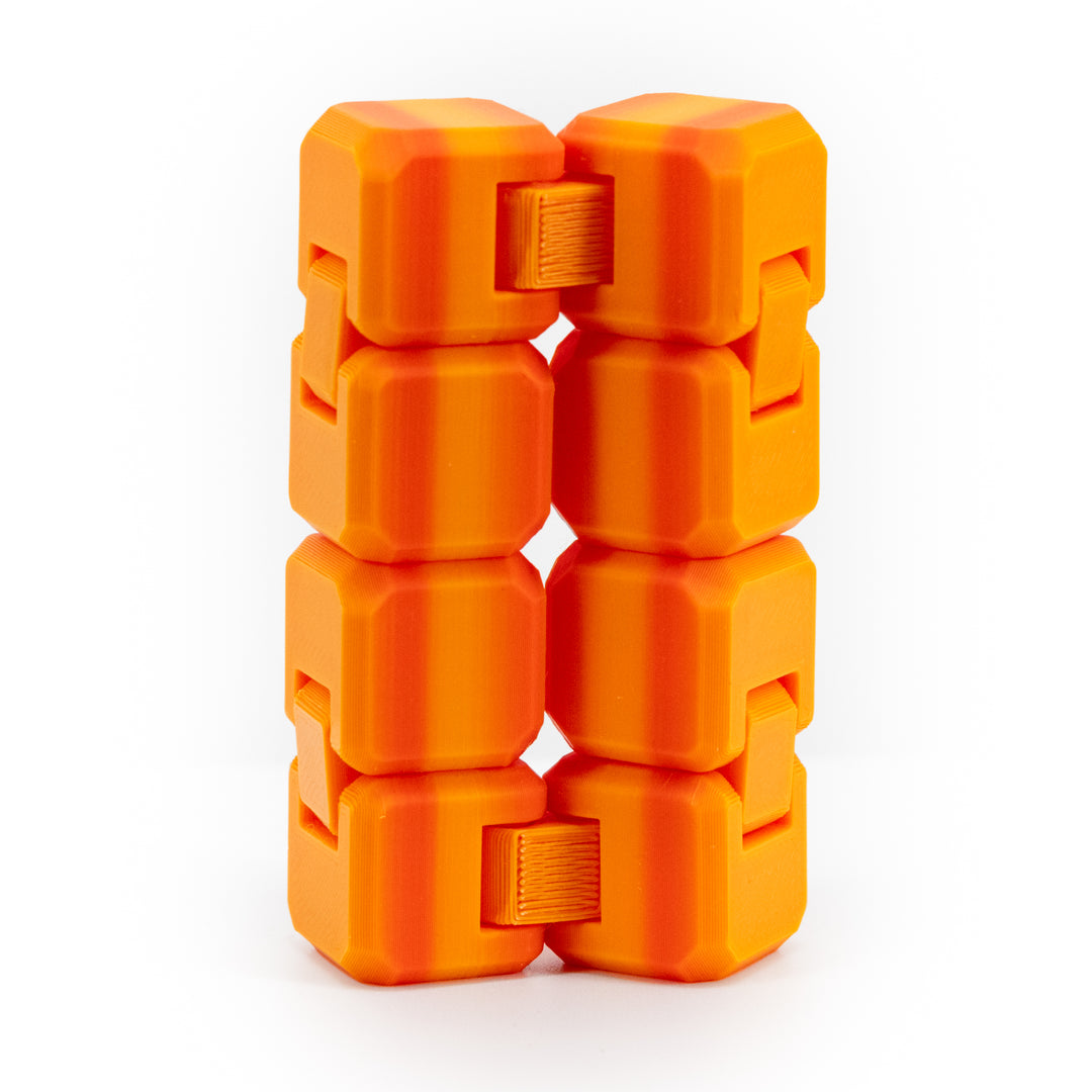 Infinity Cube | 3D Printed Fidget Cube | Great For Those With Anxiety | Many Colors | Made in Holdrege, NE | Black Sheep Productions LLC