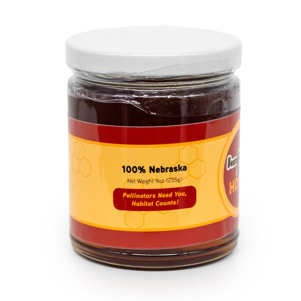 Honey | 9 oz. Jar | All Natural | Locally Sourced Honey | Drizzle On Toast For Sweet Morning Meal | Natural Coffee & Tea Sweetener | Award-Winning Taste | 100% Nebraska Honey