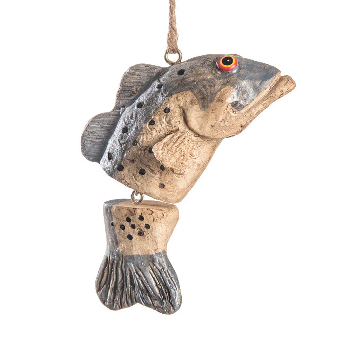 Bass Ornament | 3 Pack | Ornament For Fishers | Resin | Unique Touch To Tree | Made in Lincoln, NE | Bert Anderson Collection