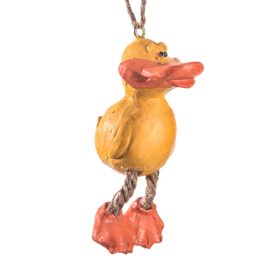 Yellow Ducky | Christmas Ornament | Designed in Lincoln, NE | Bert Anderson Collection