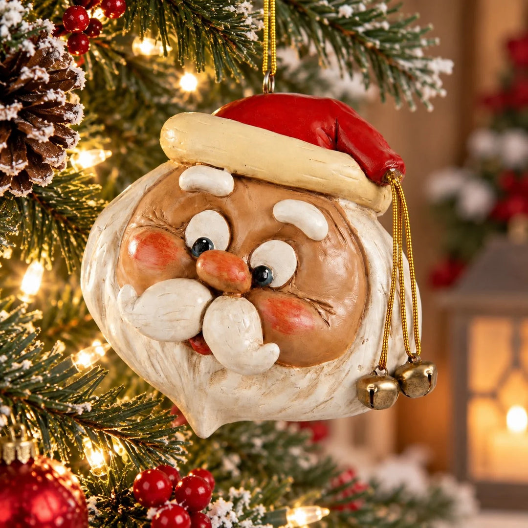Santa Head Ornament