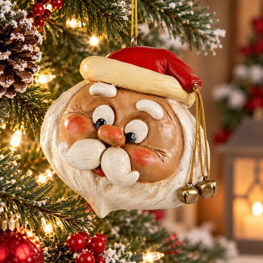 Santa Head Ornament