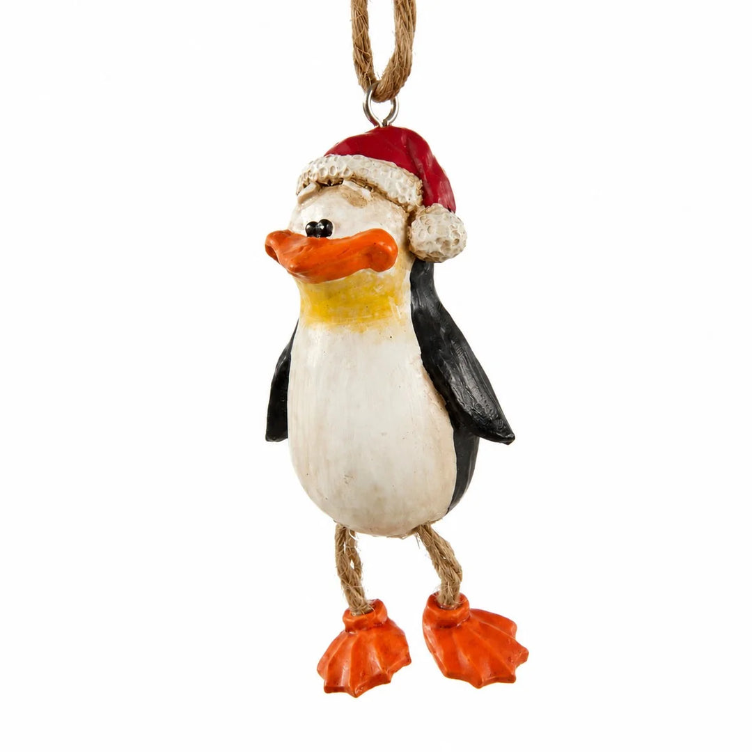 Penguin with Santa Hat Ornament