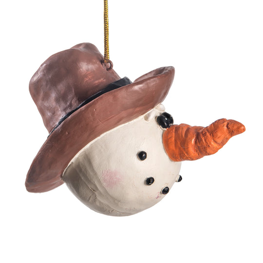 Snowball Cowboy Ornament