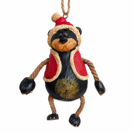 Bear Santa Ornament