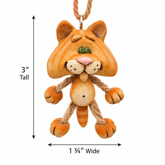 Orange Tabby Cat Ornament