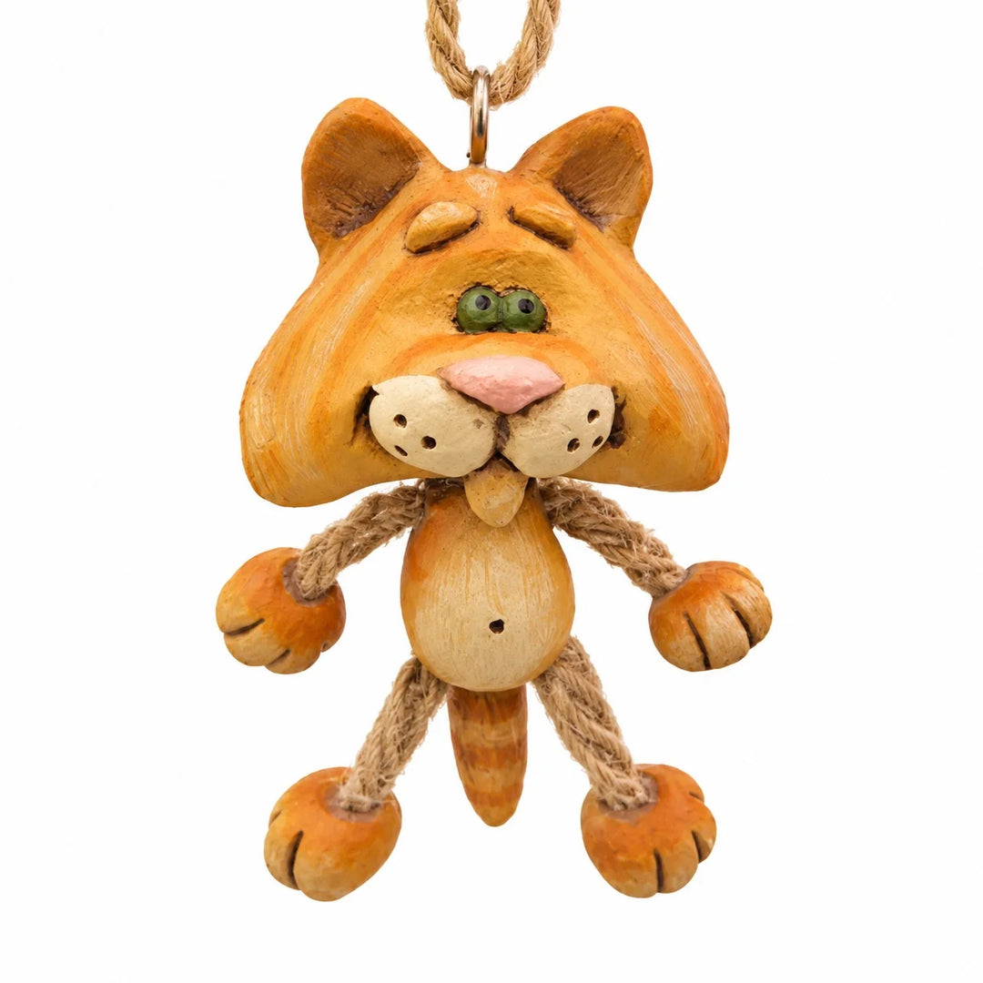 Orange Tabby Cat Ornament