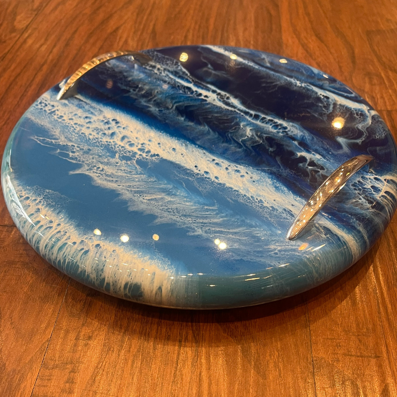 Long Lasting Countertop Lazy Susan | High Quality Hand Poured Turning Table | Multiple Colors | Size Small 12 3/4"