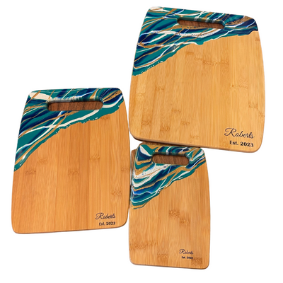 Customizable Cutting Boards | Set of 3 | Mineral Oil Included | Long Lasting and High Quality Multipurpose Cutting Boards | Gift Idea | Multiple Sizes