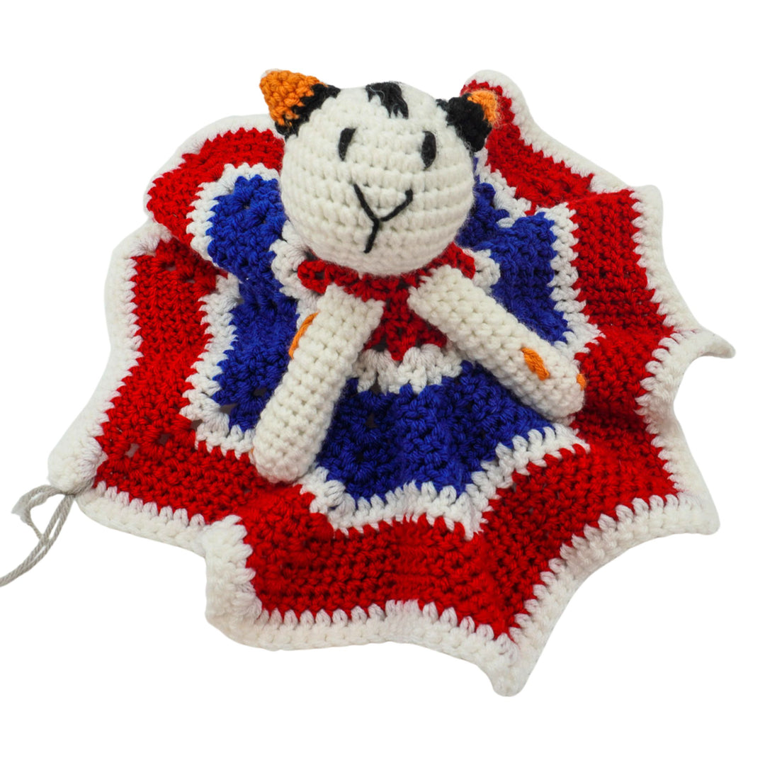 Barn Kitten Lovey Blanket With True Tales of Charlie the Barn Cat Book | DiAnna Larson