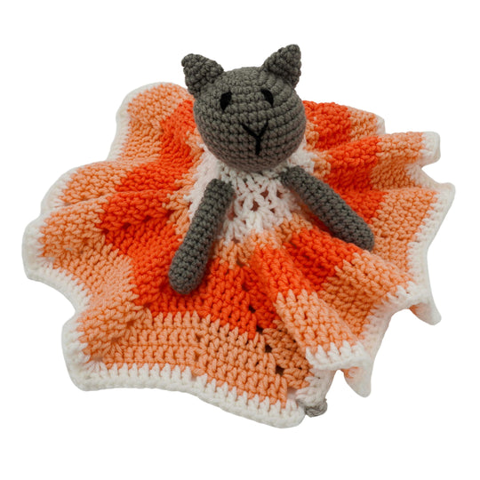 Barn Kitten Lovey Blanket With True Tales of Charlie the Barn Cat Book | DiAnna Larson