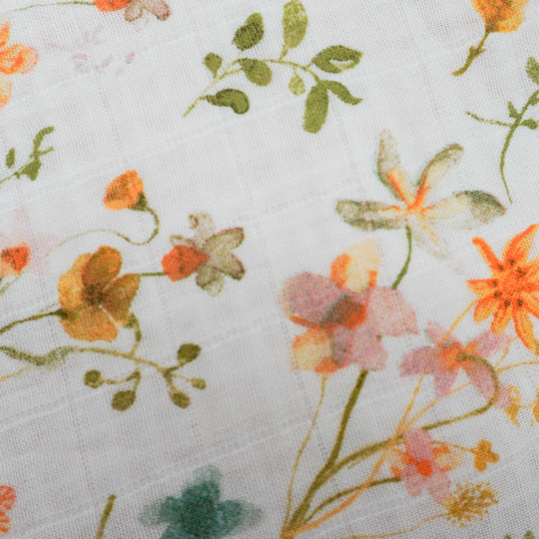 Baby Blanket | Waffle & Muslin Collection | Growing Sprouts