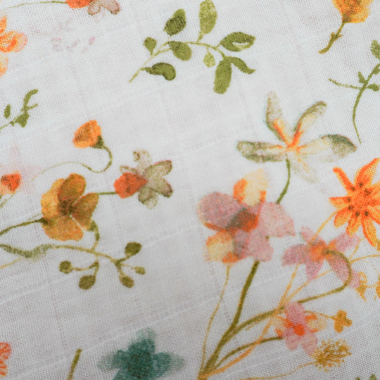 Baby Blanket | Waffle & Muslin Collection | Growing Sprouts