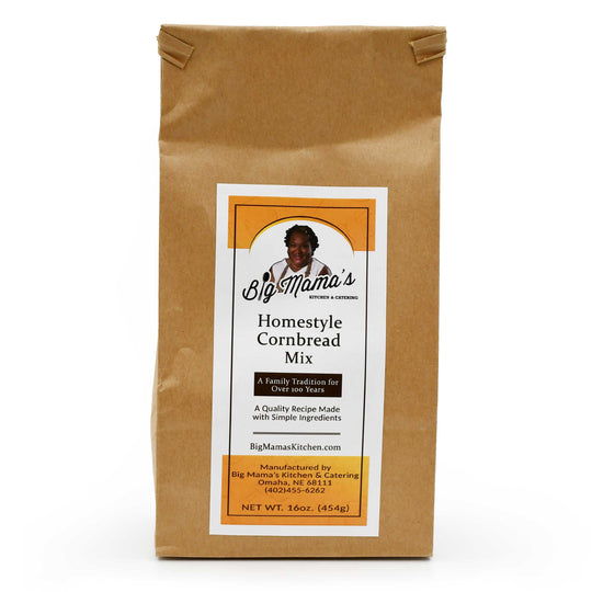 Homestyle Cornbread Mix | 16 oz | Big Mama's Kitchen & Catering
