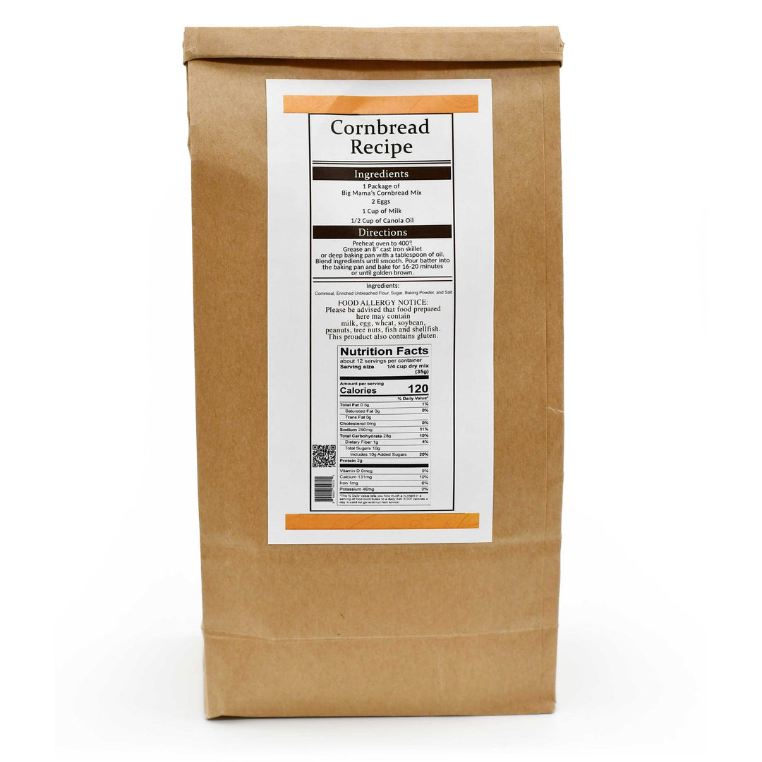 Homestyle Cornbread Mix | 16 oz | Big Mama's Kitchen & Catering