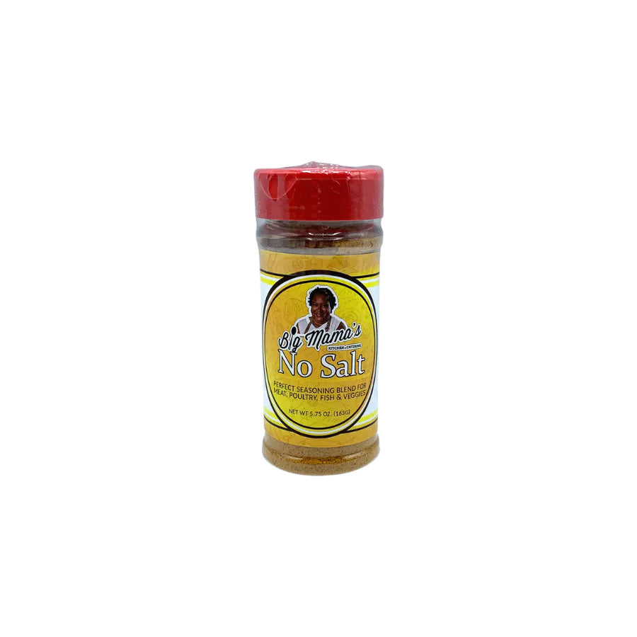 Big Mama's No Salt Seasoning | Pack of 3 | 5.75 oz. | Smoke Pit Barbeque Flavor | As Seen On TV | Food Network's Diners, Drive In, and Dives