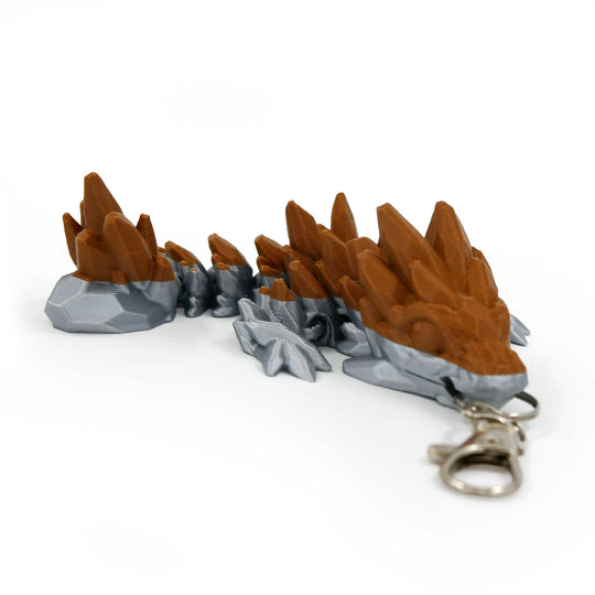 3D Printed Dragon Figurine Keychain | Multiple Colors | Black Sheep Products LLC