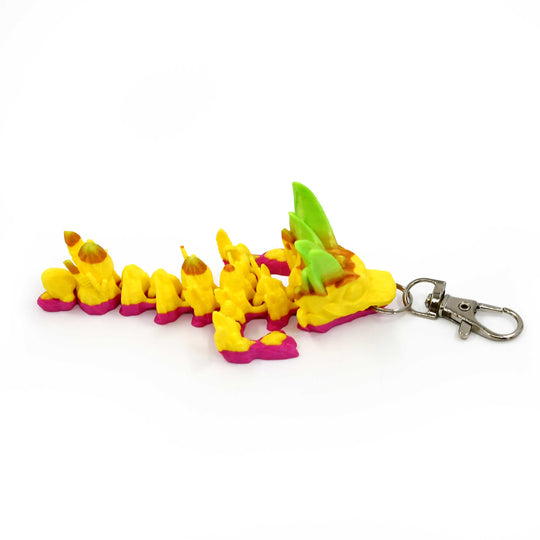 3D Printed Dragon Figurine Keychain | Multiple Colors | Black Sheep Products LLC