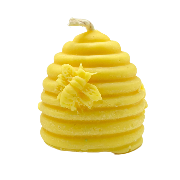 Soy Wax and Beeswax Blend Votive Candles | Mulled Cider | Beehive Shaped Candles | 6 Pack | Locally Sourced Nebraska Beeswax | Fresh, Spiced Apple Scent | Perfect Gift For Loved Ones | Made With All Natural Ingredients | Purchase With A Purpose