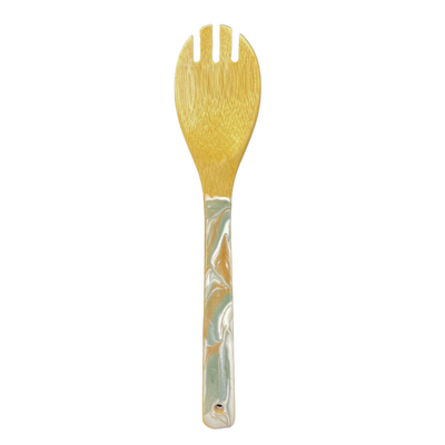 Bamboo Kitchen Utensils With Hand-Poured Resin Finish | 2 Pack | Perfect Gift For Wedding, Christmas, Or Birthday | Bouquet Of Kitchen Utensils | Carefully Selected Bamboo | Add A Colorful, Modern Touch To Your Kitchen Hardware | Made in Nebraska