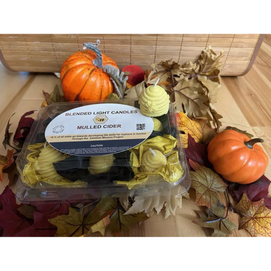 Mulled Cider Votive Candles | Pack of 6 | Blended Light