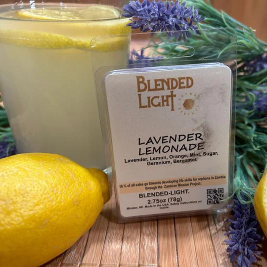 Lavender Lemonade Wax Melts | 2.75 oz. | Soy & Beeswax Melts | Made in Kearney, NE | Blended Light