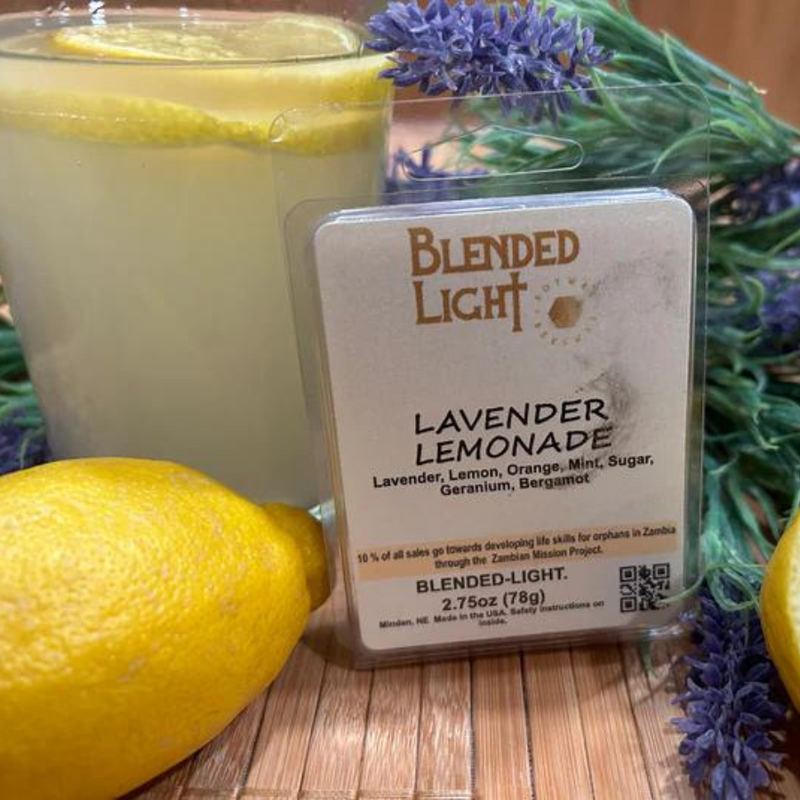 Lavender Lemonade Wax Melts | 2.75 oz. | Amazing Lavender, Citrus, Bergamot Medley | Freshen Up Your Home | Easy Clean Up | Long-Lasting