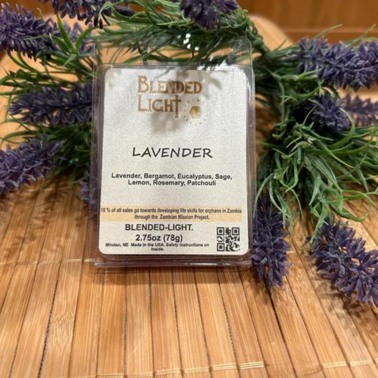 Lavender Wax Melts | 2.75 oz. | Soy & Beeswax Melts | Comforting Aroma | Made in Kearney, NE | Blended Light