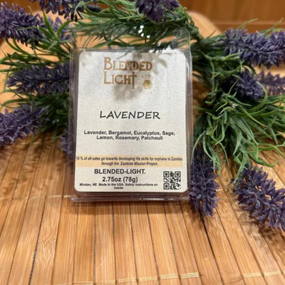 Lavender Wax Melts | 2.75 oz. | Fresh Lavender, Bergamot, Patchouli, & Lemon Aromas | Calming, Relaxing, Peaceful | Wickless | Wax Warmer Melts | Creates An Inviting Atomsphere