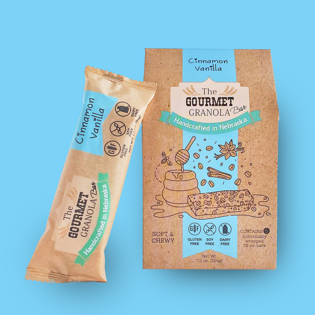 Cinnamon Vanilla Granola Bars | The Gourmet Granola