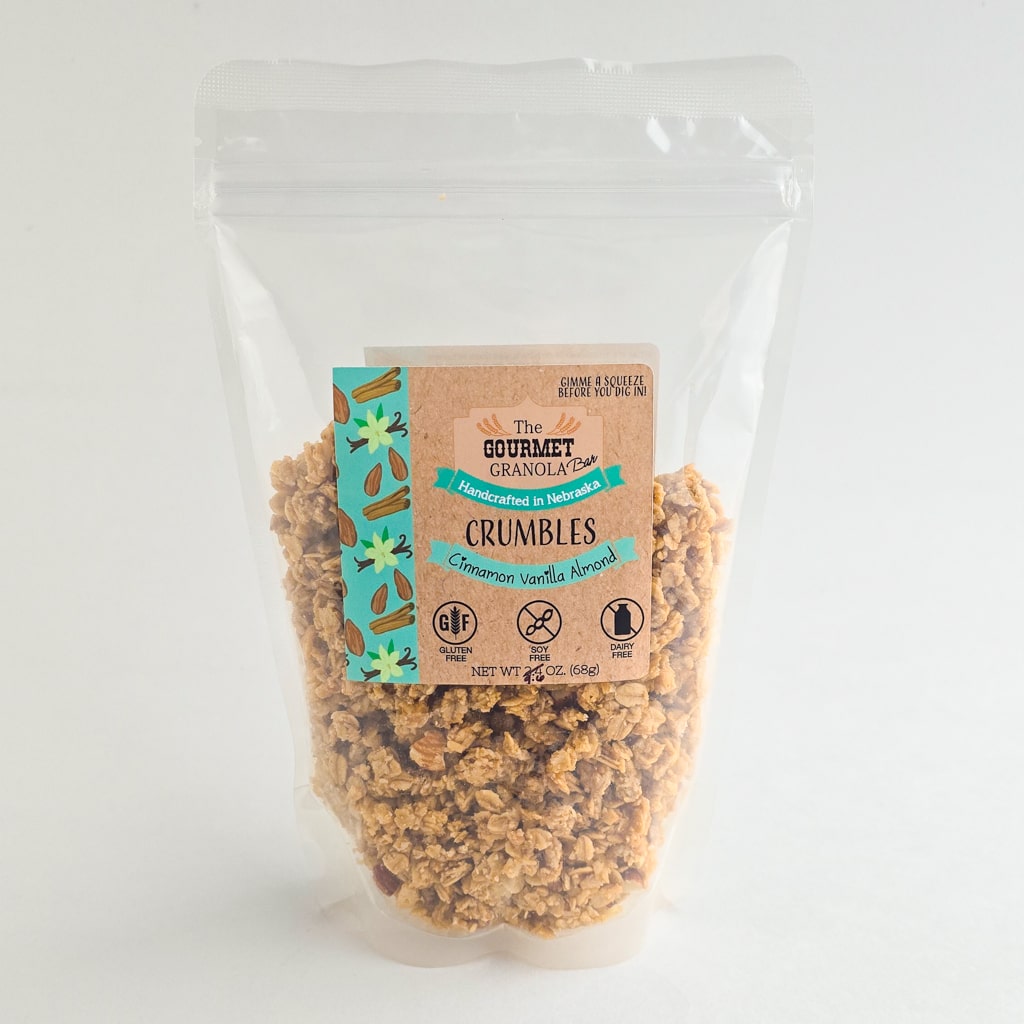 Cinnamon Vanilla Almond Crumbles | The Gourmet Granola