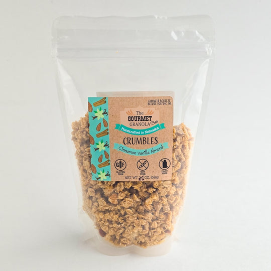 Cinnamon Vanilla Almond Crumbles | The Gourmet Granola