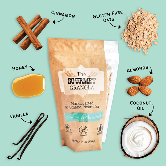 Cinnamon Vanilla Almond Granola | The Gourmet Granola
