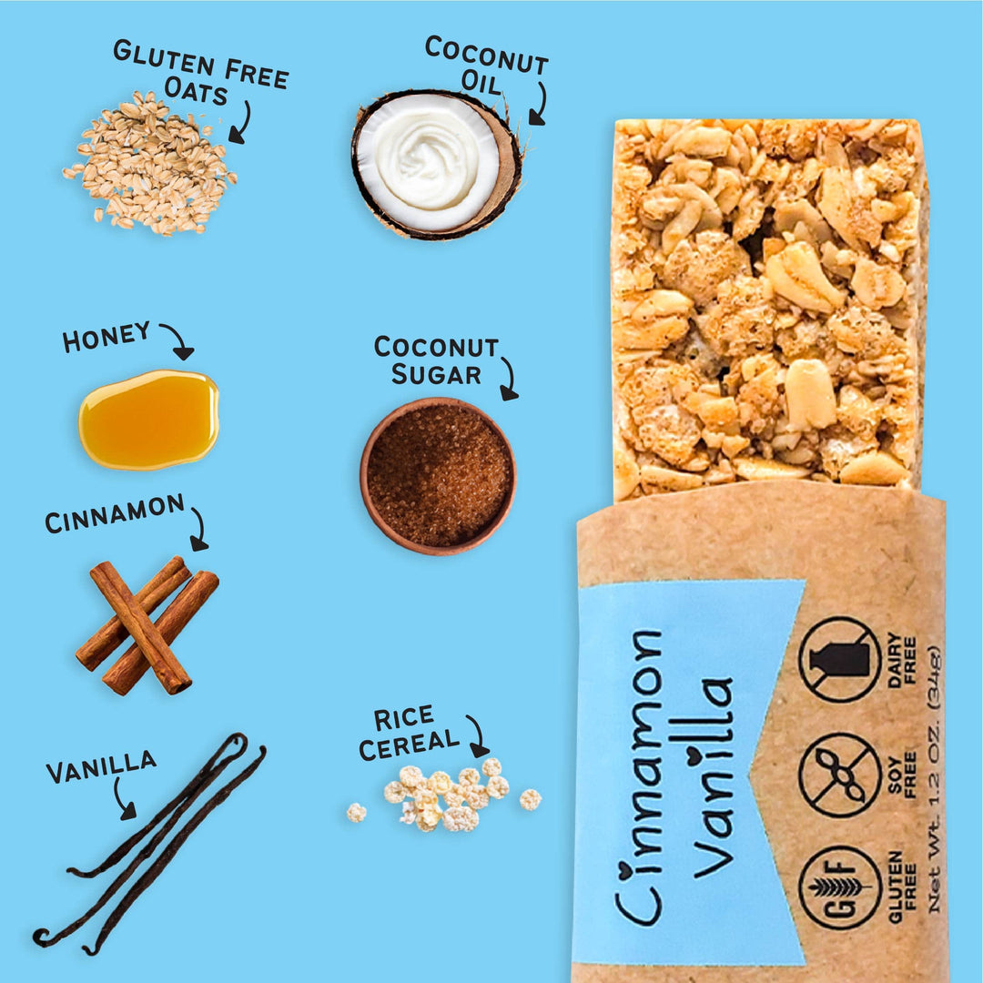 Cinnamon Vanilla Granola Bars | The Gourmet Granola