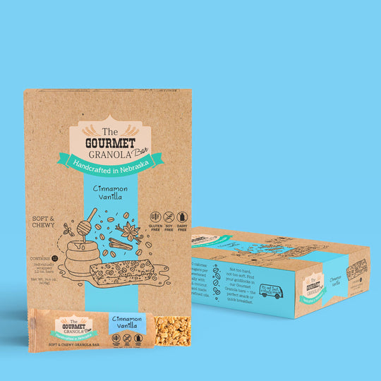 Cinnamon Vanilla Granola Bars | The Gourmet Granola