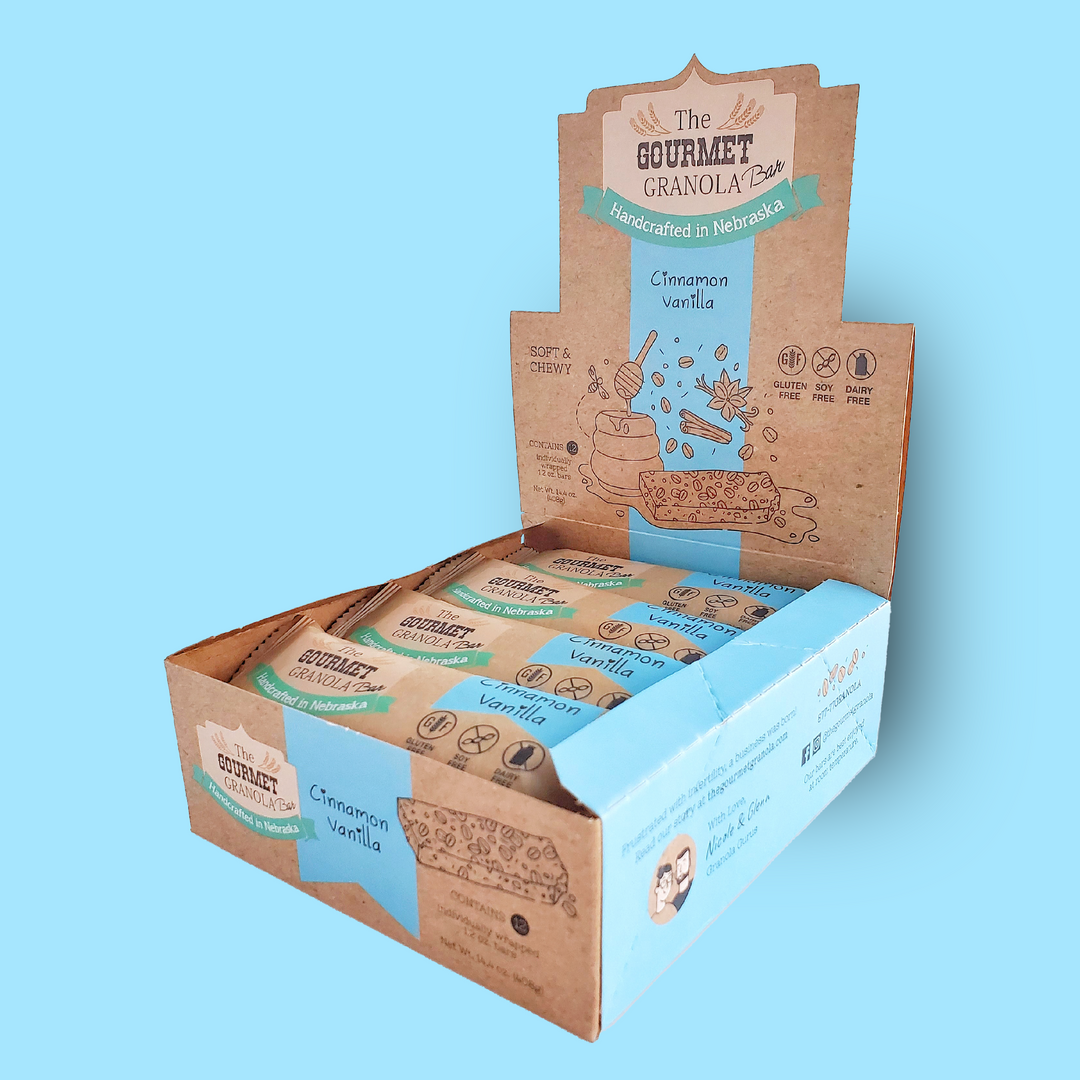 Cinnamon Vanilla Granola Bars | The Gourmet Granola