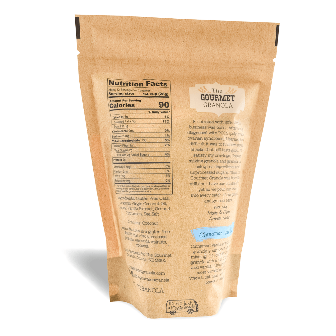 Cinnamon Vanilla Granola | The Gourmet Granola