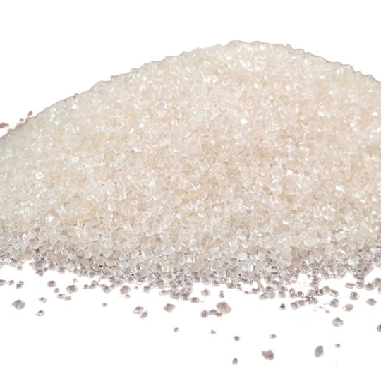 Pile Of Pure Organic Cane Sugar On A Clear Background