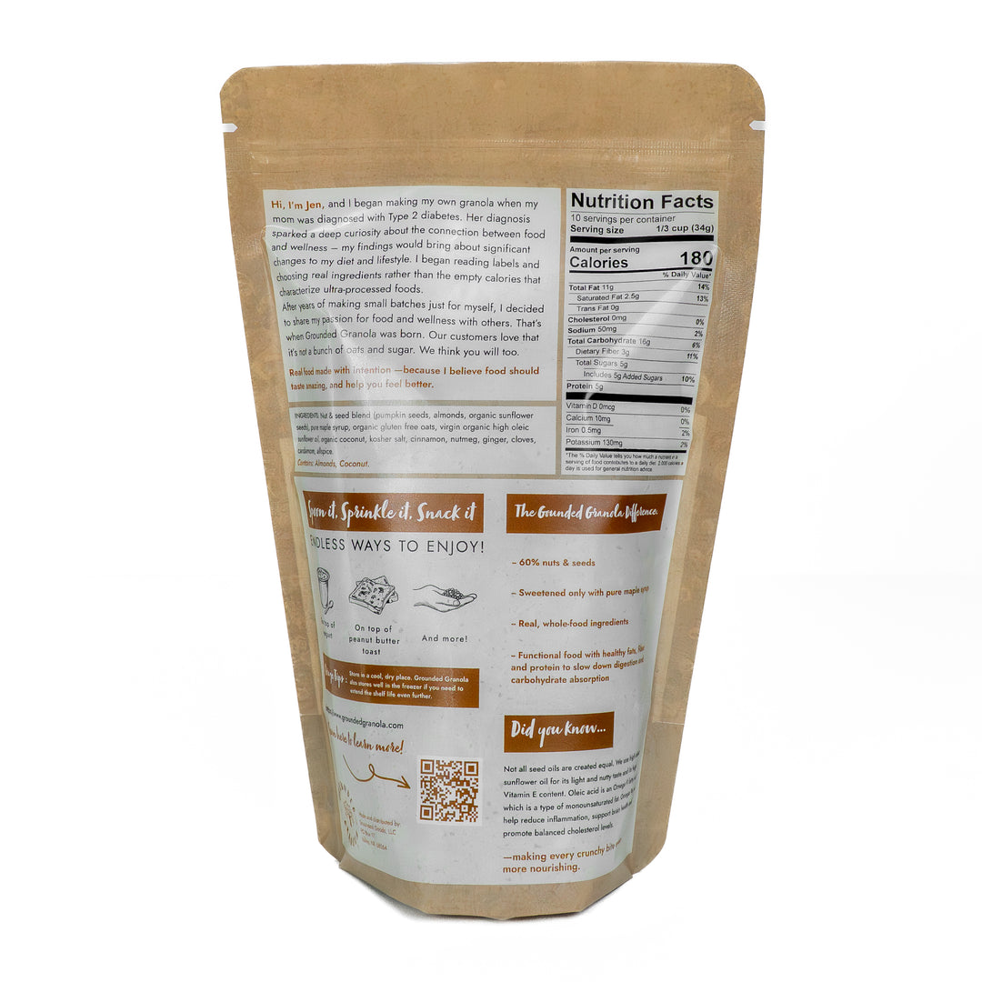 Chai Spiced Granola | 12 oz | Grounded Granola