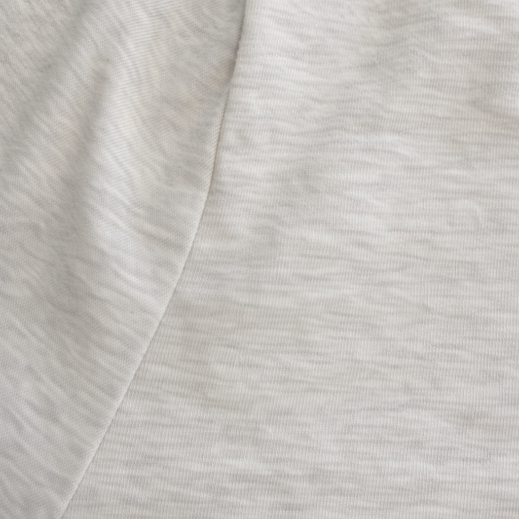 Close-up of light gray fabric texture