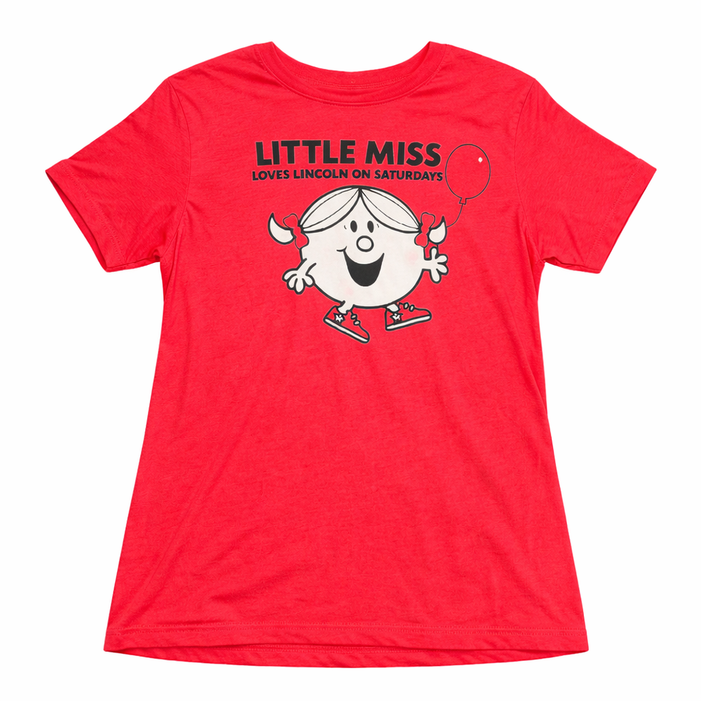 Little Miss T-Shirt | Little Miss Loves Lincoln On Saturdays Design | Multiple Sizes | Small Town Famous