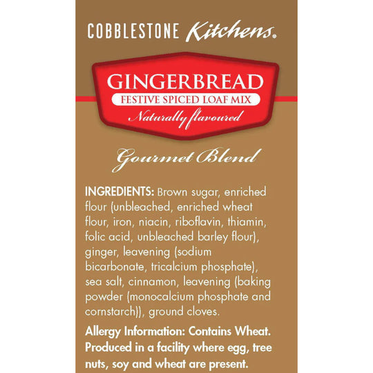 Gingerbread Loaf Mix | Spiced Ginger Bread | 14 oz. Box | Moist, Soft Cake With Hints Of Spiced Ginger | 2 Pack | Shipping Included | Easy to Bake