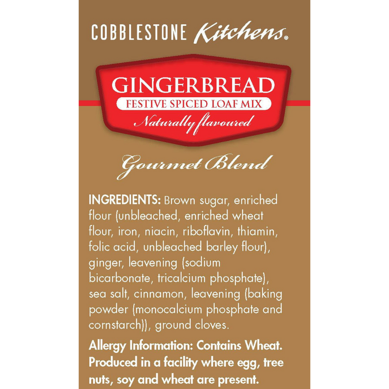 Gingerbread Loaf Mix | Spiced Ginger Bread | 14 oz. Box | Perfect Balance Of Cake, Ginger, & Spice | 4 Pack | Shipping Included | Moist and Fluffy | Pairs Great with Coffee or Tea | Try With Your Favorite Frosting | Easy to Bake | Recipe from Nebraska