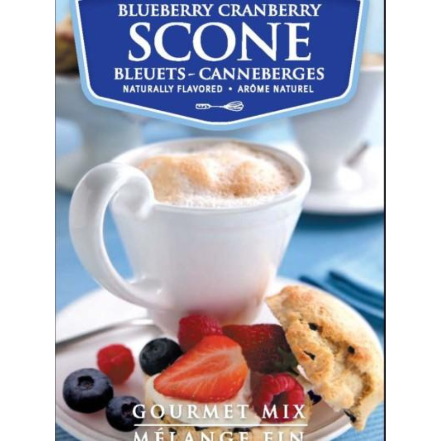 Cranberry-Blueberry Scone Mix | 15 oz. Box | 4 Pack | Shipping Included | Breakfast Pastry | Enjoy With Coffee or Tea | Easy to Bake