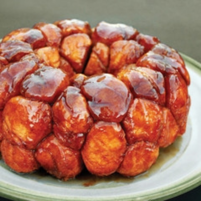 Sweet Cinnamon Monkey Bread | 22 oz. Box | Soft, Fluffy Dough With Burst Of Buttery, Cinnamon Goodness | 4 Pack | Shipping Included | Irresistible | Easy to Pull Apart | Perfect Breakfast or Dessert | Nebraska Baking Mix