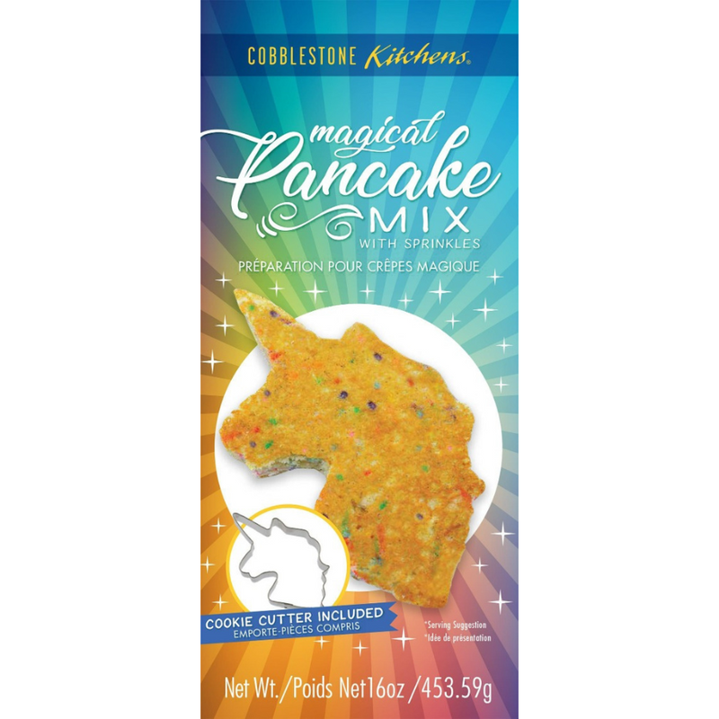 Unicorn Pancake Mix | Unicorn Cookie Cutter Included | 16 oz. Box | Perfect Birthday Breakfast For Girls | Rainbow Sprinkle Pancakes | Makes the Fluffiest and Softest Pancakes | 6 Pack | Shipping Included | Easy to Bake | Tastes Magical