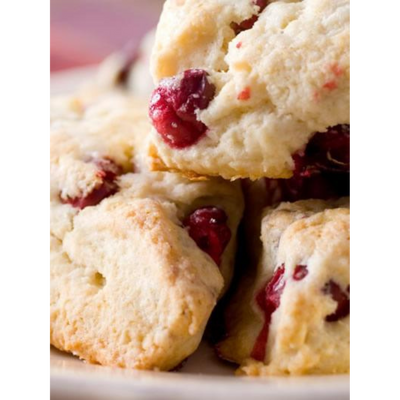Cranberry Scone Mix | 15 oz. | Flaky, Soft Scone Filled With Sweet, Tart Cranberries | Crisp, Golden Outside | 4 Pack | Shipping Included | Simple To Assemble | Perfect Snack or Breakfast Option | Try With Fruit Spreads and Butter | Nebraska Baking Mix