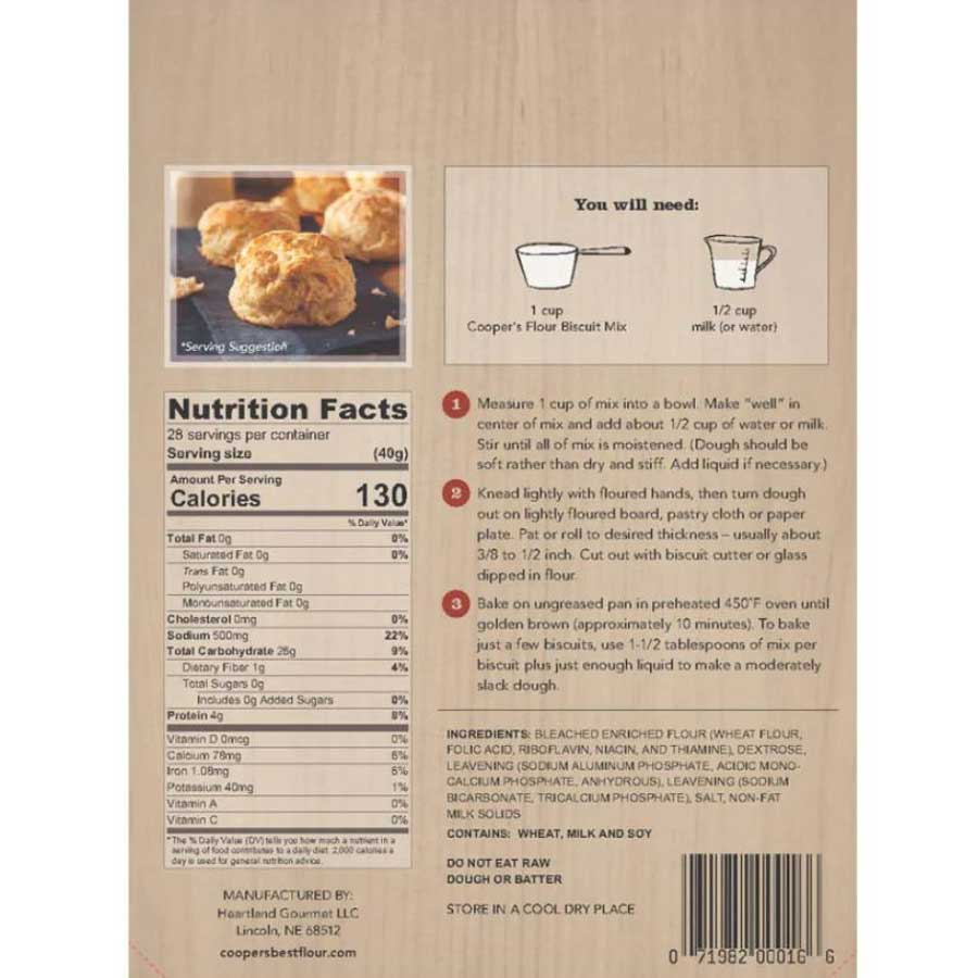 Cooper's Best Biscuit Mix | Pack of 2 | 2.5 lb | Cooper's Best Flour | CB1008